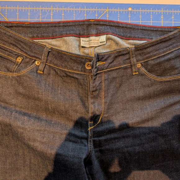 Raleigh Denim Blue Jeans Size 31 Tall - Picture 4 of 10